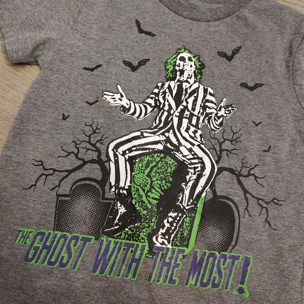 Ghost With The Most Beetlejuice‎  Sz 2T Shirt Movie 80s New Release Halloween